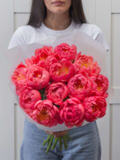 Букет из пионов Peonies C (13)